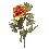 FLOR INDIVIDUAL PEONIA NARANJA