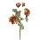 FLOR HOJAS CUADRUPLE ROSA MARRON