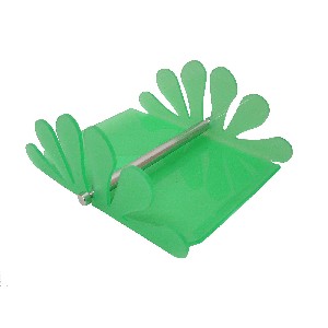 SERVILLETERO PLASTICO OLAS VERDE 