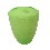 VASO CEPILLOS ACRILICO BRILLO VERDE