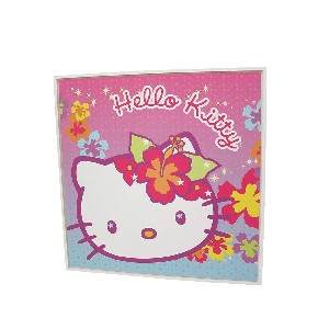 CUADRO TABLA MARCO HELLO KITTY FLOR