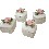 CAJA CERAMICA BLANCA COLORES SURTIDO