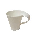 TAZA MUG ONDA PORCELANA BLANCO