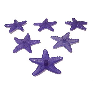 ADORNO PLASTICO ESTRELLA MAR AZUL