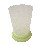 VASO BAÑO PLASTICO SATINADO VERDE