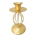 CANDELABRO NAVIDAD METAL DORADO ELIPSE