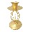 CANDELABRO NAVIDAD METAL DORADO ELIPSE