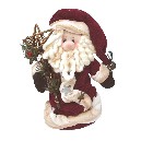 MUÑECO SANTA CLAUS PAPA NOEL NAVIDAD CON CASCABEL