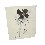 CUADRO LIENZO OLEO FLOR ABSTRACTA BEIGE