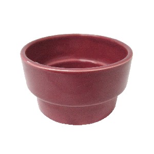 CUENCO CERAMICA REDONDO ROJO 