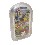 RELOJ PIE PARED INFANTIL PENDULO BLANCO