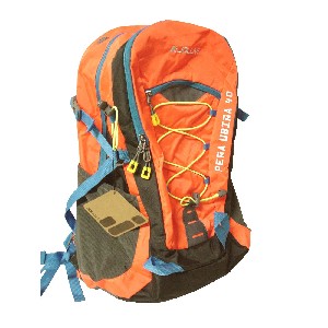 MOCHILA MONTAÑA PEÑA UBIÑA NARANJA NEGRO