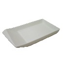 PLATO RECTO PAN PORCELANA BLANCO