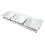 JUEGO BANDEJA 3 BOWLS PORCELANA BLANCO