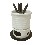 FONDUE INDIVIDUAL PORCELANA REDONDA 600ML