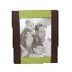 PORTAFOTOS POLIPIEL BANDA VERDE PARA FOTO 20X25 CM