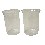 RECAMBIO JUEGO 2 TAZAS CRISTAL 270ML
