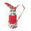 JARRA DECOPATCH ROJA FLORES GRANDE