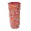 FLORERO DECOPATCH ROJO FLORES GRANDE