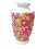 FLORERO CERAMICA DECOPATCH ROSA CHICLE