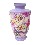 FLORERO CERAMICA DECOPATCH VIOLETA FLORES