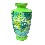 FLORERO CERAMICA DECOPATCH VERDE FLORES