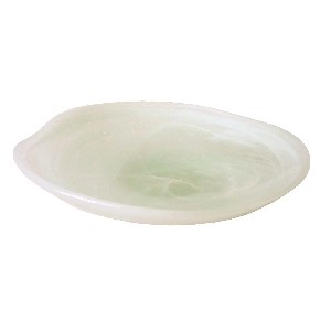 CENTRO CRISTAL TREBOL BLANCO PEQUEÑO