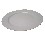 PLATO RELIEVE CONCENTRICO LLANO PORCELANA BLANCO