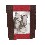 PORTAFOTOS POLIPIEL BANDA ROJO PARA FOTO 13X18 CM