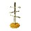 SOPORTE 6 TAZAS CRUZADO BASE MADERA