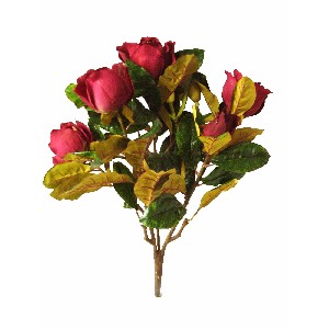 RAMO FLORES MAGNOLIAS ROJO GRANDE