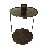 CANDELABRO METAL REDONDO GRANDE