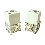 VASO CEPILLOS CUADRADO PORCELANA SOPORTE