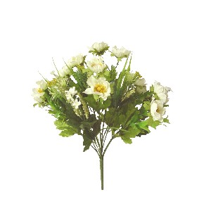 RAMO FLORES AMAPOLAS BLANCA