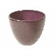 MACETERO CERAMICA CONCAVO PEQUEÑO MALVA