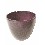 MACETERO CERAMICA CONCAVO GRANDE MALVA