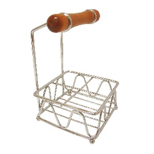SOPORTE PARA 4 BOTES ESPECIERO MADERA