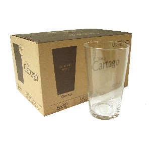 VASO CRISTAL CERVEZA CARTAGO 490ML