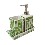 JUEGO BAÑO 3 VASO ALAS MOSAICO VERDE