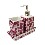 JUEGO BAÑO 3 VASO ALAS MOSAICO MALVA