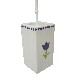 ESCOBILLERO CUAD TULIPAN TOPOS AZUL 