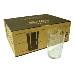 VASO CRISTAL CERVEZA SEVILLA 250ML