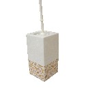 VASO CEPILLOS ESTRIAS TRAMA MARRON