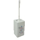ESCOBILLERO CUADRADO BAÑO HIEDRA AZUL
