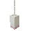 ESCOBILLERO CUADRADO BAÑO TOALLA ROSA