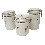JUEGO 3 BOTES HERMETICOS TULIPANES CESPED COLORES