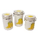 JUEGO 3 BOTES HERMETICOS LIMONES