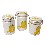 JUEGO 3 BOTES HERMETICOS LIMONES