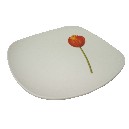 BAJOPLATO DONG PORCELANA TULIPAN ROJO