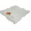 PLATO POSTRE AIR DALIA ROJA
